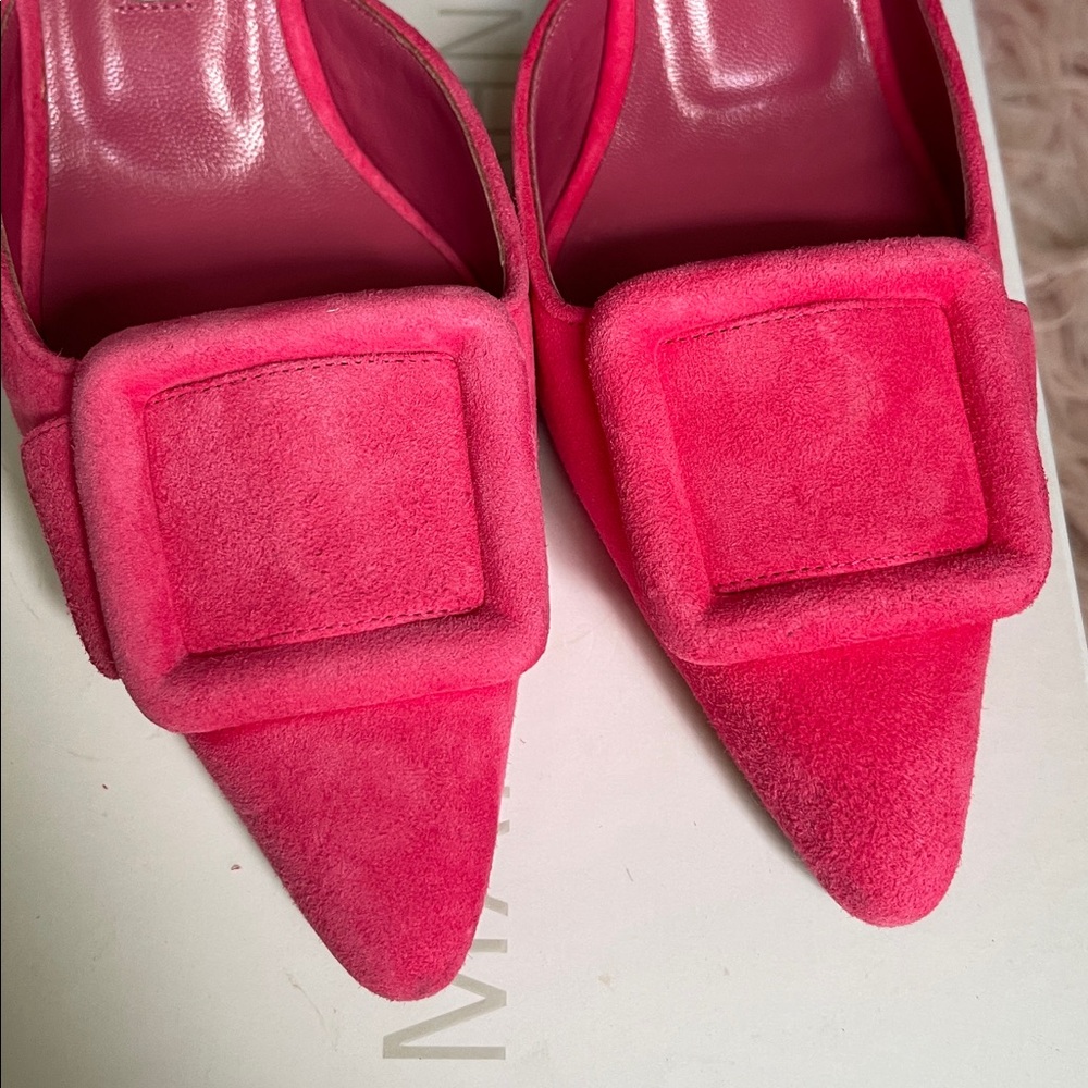 Manolo Blahnik Maysale Mule 70 - Picture 4 of 7